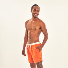 Carregar imagem no visualizador da galeria, Image 03: Uv Line Short For Men / Bermuda Shorts Boxer Orange Upf50+
