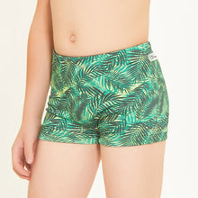 Carregar imagem no visualizador da galeria, Image 02: Uv Line Boy's Swimwear Swim Trunks Kids Leaves Upf50+
