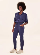 Carregar imagem no visualizador da galeria, Image 02: Uv Line Beach Trousers Pants Fem Basic Navy Blue Upf50+
