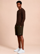 Carregar imagem no visualizador da galeria, Image 03: Uv Line Rash Guard Longsleeve New Fit Textura Masc Brown Upf50+
