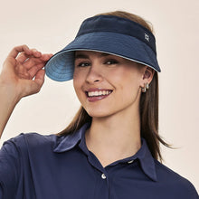 Carregar imagem no visualizador da galeria, Gallery: Uv Line Visor Visor Bali Fem Navy Light Blue Upf50+
