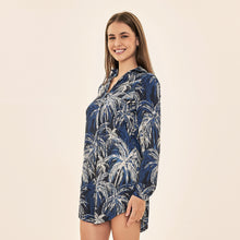 Carregar imagem no visualizador da galeria, Image 06: Uv Line Shirtdress Shirtdress Coqueiros Marinho Upf50+
