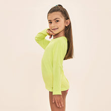 Carregar imagem no visualizador da galeria, Image 02: Uv Line Rash Guard Acqua Qr Code Amarelo Fluor Upf50+
