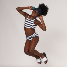 Carregar imagem no visualizador da galeria, Image 02: Uv Line Girl's Two-Piece Bikini Set Listras Upf50+
