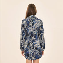 Carregar imagem no visualizador da galeria, Image 07: Uv Line Shirtdress Shirtdress Coqueiros Marinho Upf50+
