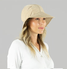 Carregar imagem no visualizador da galeria, Image 04: Uv Line Floppy Hat San Remo Areia Offwhite Upf50+
