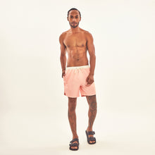 Carregar imagem no visualizador da galeria, Model Front: Uv Line Short For Men / Bermuda Shorts Boxer Rose Upf50+
