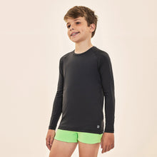 Carregar imagem no visualizador da galeria, Image 02: Uv Line Rash Guard Acqua Qr Code Preto Upf50+
