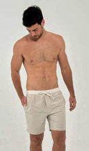 Carregar imagem no visualizador da galeria, Product Front: Uv Line Short For Men / Bermuda Shorts Acqua Boxer Areia Upf50+
