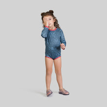 Carregar imagem no visualizador da galeria, Image 09: Uv Line Baby Swimwear Macaquinho Baby Listras Upf50+
