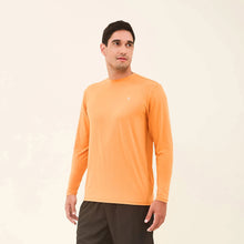 Carregar imagem no visualizador da galeria, Image 02: Uv Line Rash Guard Longsleeve Uvpro Masc Orange Upf50+
