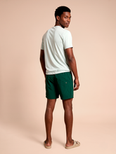 Carregar imagem no visualizador da galeria, Model Back: Uv Line T-Shirt For Men T-Shirt Uvpro Masc Light Green Upf50+
