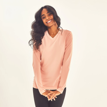 Carregar imagem no visualizador da galeria, Image 04: Uv Line Rash Guard Longsleeve Sport Fit Solar Rose Upf50+
