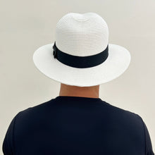 Carregar imagem no visualizador da galeria, Image 07: Uv Line Panama Hat Hat Shanghai Imp Uni White Black Upf50+
