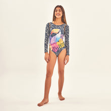 Carregar imagem no visualizador da galeria, Image 05: Uv Line Girl's One-Piece Swimsuit Girl Tucano Upf50+
