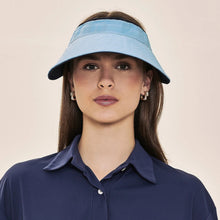 Carregar imagem no visualizador da galeria, Image 05: Uv Line Visor Visor Bali Fem Navy Light Blue Upf50+
