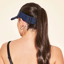 Carregar imagem no visualizador da galeria, Image 05: Uv Line Visor Elastic Visor Navy Blue Upf50+
