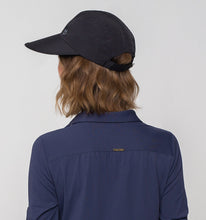 Carregar imagem no visualizador da galeria, Model Back: Uv Line Caps Visor Capri Colors Nac Fem Black Upf50+
