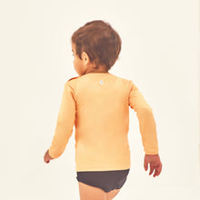 Carregar imagem no visualizador da galeria, Model Back: Uv Line Baby Swimwear Rash Guard Baby Solar Upf50+
