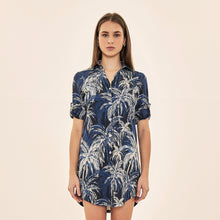 Carregar imagem no visualizador da galeria, Image 05: Uv Line Shirtdress Shirtdress Coqueiros Marinho Upf50+
