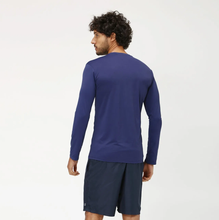 Carregar imagem no visualizador da galeria, Model Back: Uv Line Rash Guard Longsleeve Uvpro Marinho
