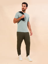 Carregar imagem no visualizador da galeria, Image 04: Uv Line T-Shirt For Men T-Shirt New Fit Masc Verde Agua Upf50+

