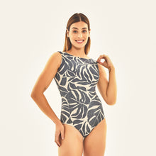 Carregar imagem no visualizador da galeria, Model Front: Uv Line One-Piece Mirela Costela Aco Upf50+
