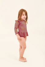 Carregar imagem no visualizador da galeria, Image 02: Uv Line Baby Swimwear Baby Shine Malva Up50+
