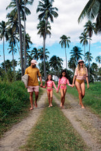 Carregar imagem no visualizador da galeria, Image 04: Uv Line Girl&#39;s Two-Piece Bikini Girl Solar Rose
