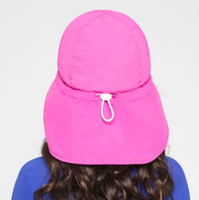 Carregar imagem no visualizador da galeria, Model Back: Uv Line Flap Hat Cap Leg Basic Kids Imp Inf Rosa Shock
