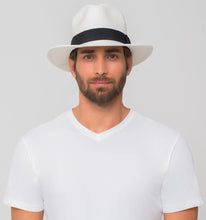 Carregar imagem no visualizador da galeria, Image 04: Uv Line Panama Hat Chapeu Shanghai Imp Uni Branco/Preto
