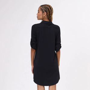 Model Back: Uv Line Kaftans / Cover Ups Copenhagen Fpu50+ Shirtdress Black Uv