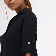Carregar imagem no visualizador da galeria, Image 04: Uv Line Kaftans / Cover Ups Copenhagen Fpu50+ Shirtdress Black Uv
