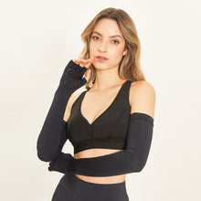 Carregar imagem no visualizador da galeria, Image 04: Uv Line Glove Extra Long Glove Preto Upf50+
