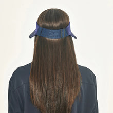 Carregar imagem no visualizador da galeria, Model Back: Uv Line Visor Grecia Navy Fit Upf50+
