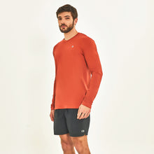 Carregar imagem no visualizador da galeria, Image 02: Uv Line Rash Guard Longsleeve Sport Fit Ferrugem Upf50+
