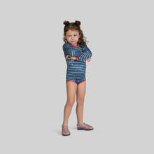 Carregar imagem no visualizador da galeria, Image 03: Uv Line Baby Swimwear Macaquinho Baby Listras Upf50+
