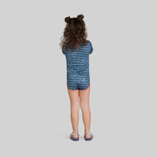 Carregar imagem no visualizador da galeria, Model Back: Uv Line Baby Swimwear Macaquinho Baby Listras Upf50+
