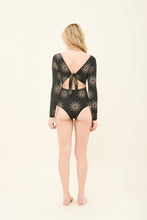 Carregar imagem no visualizador da galeria, Image 07: Uv Line One-Piece Marina Shine Preto Malva
