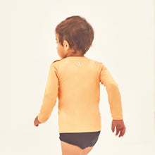 Carregar imagem no visualizador da galeria, Model Back: Uv Line Baby Swimwear Rash Guard Baby Solar Upf50+
