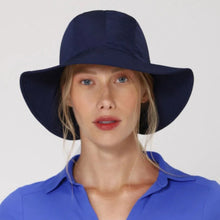 Carregar imagem no visualizador da galeria, Gallery: Uv Line Floppy Hat San Remo Fpu50+ Hat Navy Blue Uv
