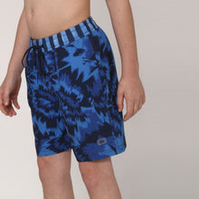 Carregar imagem no visualizador da galeria, Image 02: Uv Line Boy&#39;s Swimwear Short Acqua Oceano Inf Upf50+
