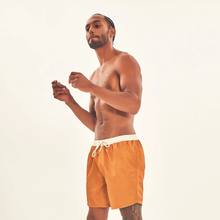 Carregar imagem no visualizador da galeria, Image 03: Uv Line Short For Men / Bermuda Shorts Boxer Ocre Upf50+

