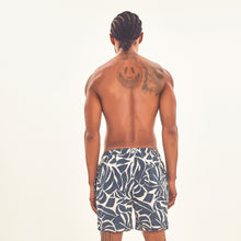 Carregar imagem no visualizador da galeria, Model Back: Uv Line Short For Men / Bermuda Shorts Costela Aco Upf50+
