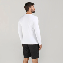 Carregar imagem no visualizador da galeria, Model Back: Uv Line Fitness Top Sport Fit Ml Branco Msc
