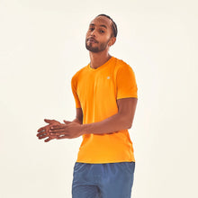 Carregar imagem no visualizador da galeria, Model Front: Uv Line T-Shirt For Men T-Shirt Sport Fit Orange Upf50+
