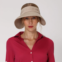 Carregar imagem no visualizador da galeria, Model Front: Uv Line Visor Tokyo Fpu50+ Visor Khaki Uv
