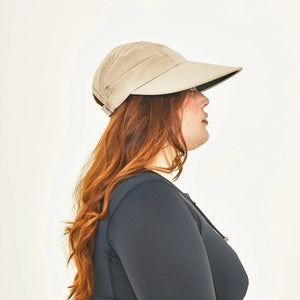 Image 04: Uv Line Caps Visor Capri Colors Areia Preto