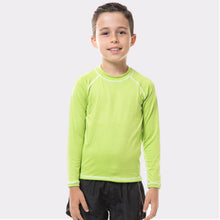 Carregar imagem no visualizador da galeria, Kids FPU50+ UV Colors Long Sleeve T-Shirt Apple Green Uv
