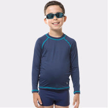 Carregar imagem no visualizador da galeria, Kids FPU50+ UV Colors Long Sleeve T-Shirt Navy Blue Uv
